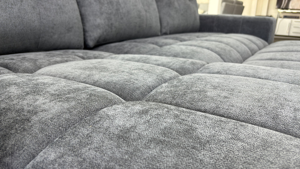 Milano Corner Sofa Bed with Storage (Available in Chenille Cream, Dark Grey or Teal)