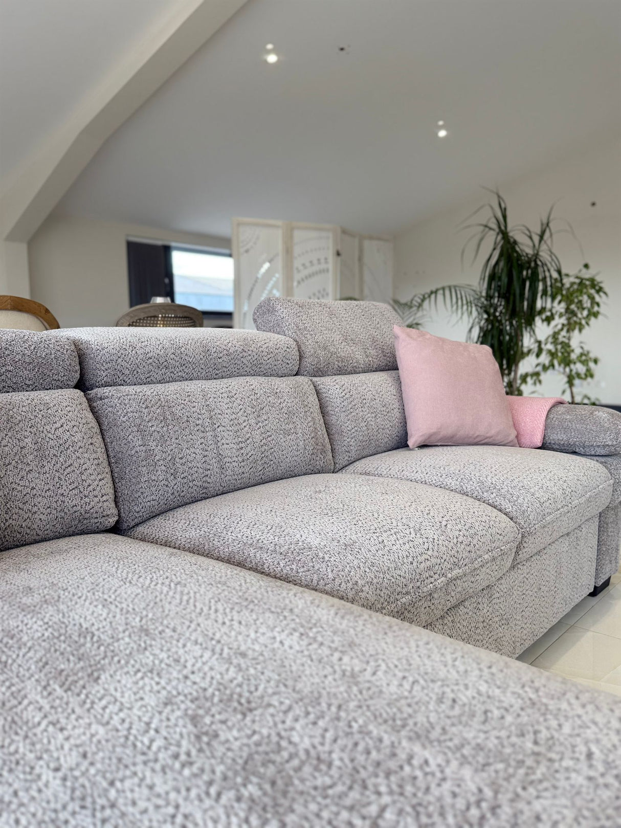 Hunter Corner Sofa Bed with Storage (Available in Grey, Blue, Beige or Green)