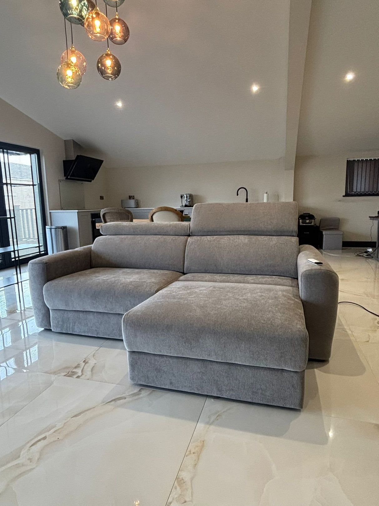 Henley 3 Seat Electric Cinema Sofa (Available in Black, Green, Beige or Grey)