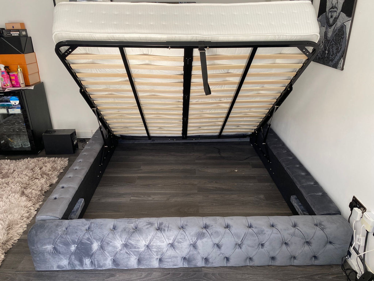 Signature Bed Frame With End Lift Storage
