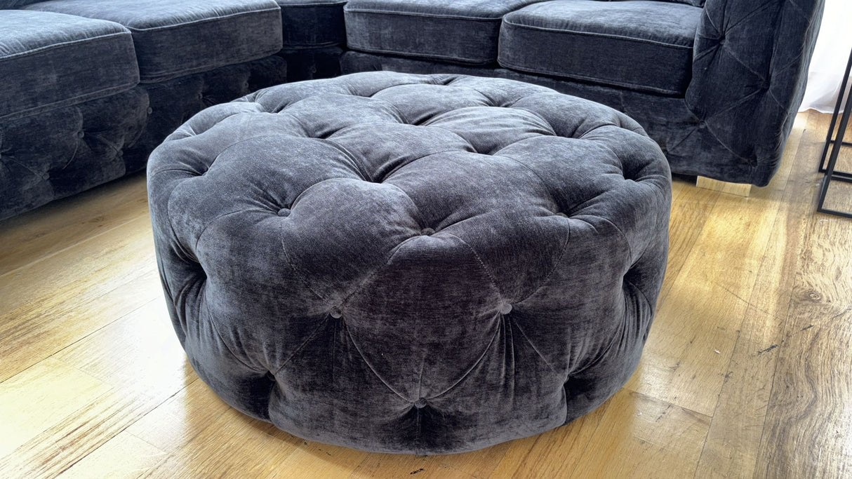 Chelsea 3 and 2 Seat Sofa Bundle Deal in Velvet Charcoal