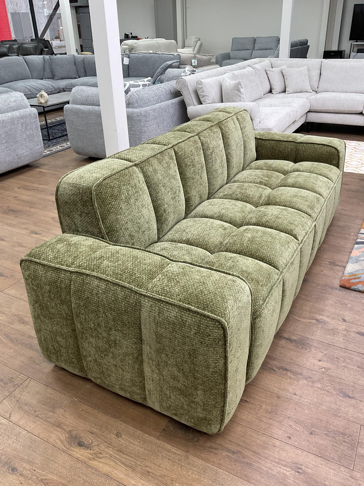 Monaco Cloud 3 and 2 Seat Sofa Bundle Deal (Available in Beige, Grey or Olive)