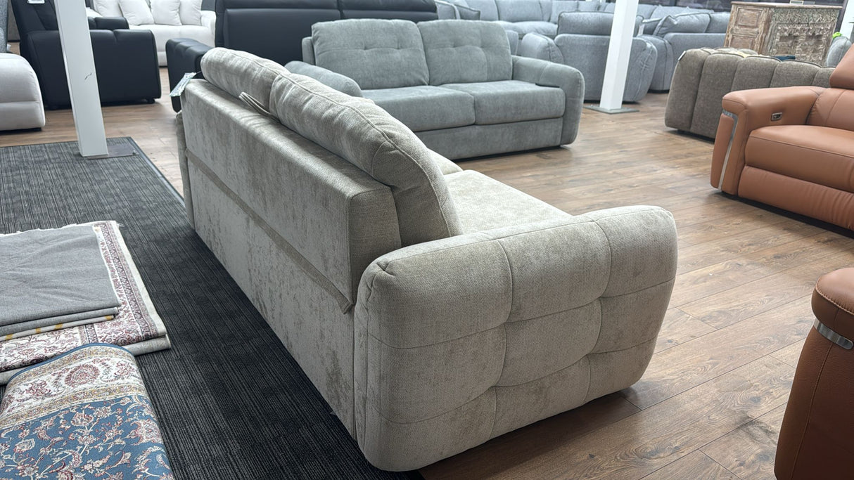 Zante 3 Seat Sofa Bed (Available in Beige or Grey)