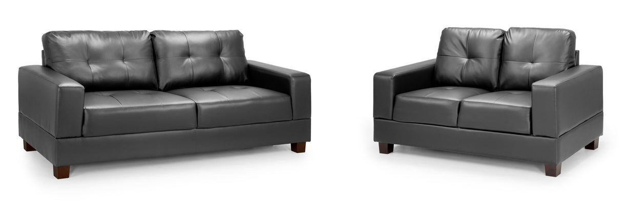 Alba Sofa (Available in PU Leather Black, PU Leather Brown, PU Leather Grey or Linen Grey)