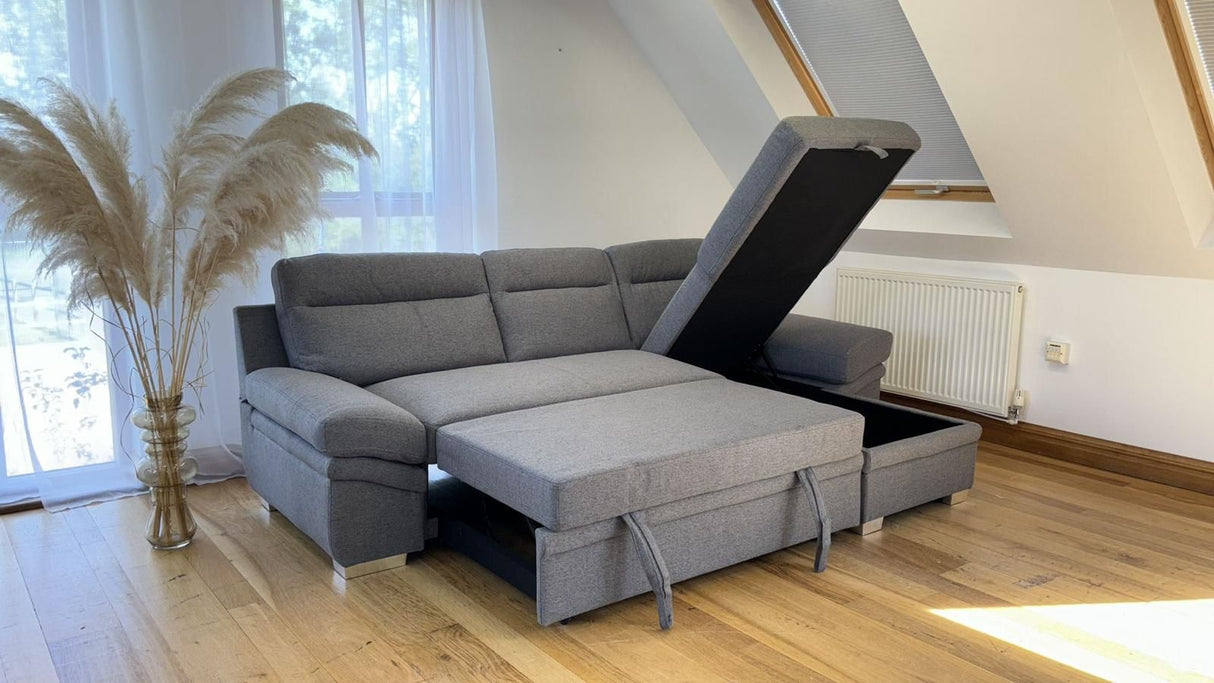 Langan Corner Storage Sofa Bed