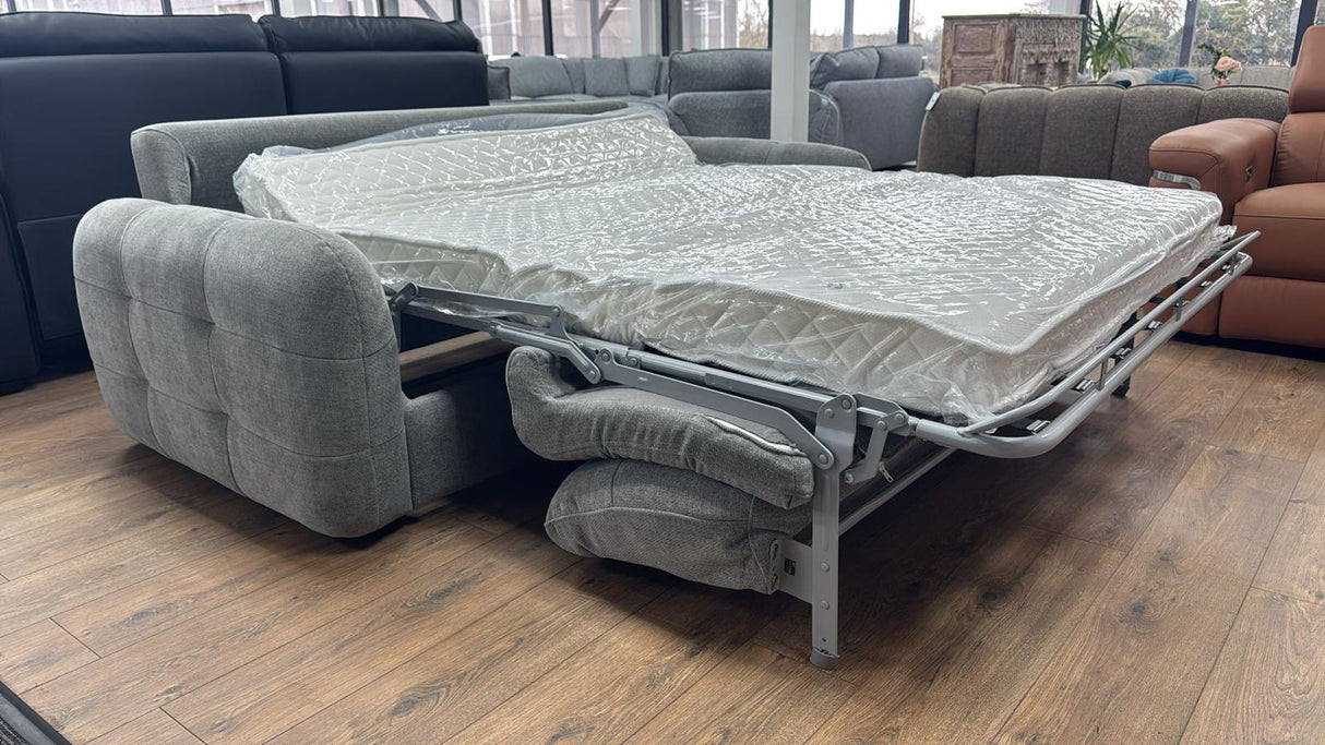 Zante 3 Seat Sofa Bed (Available in Beige or Grey)