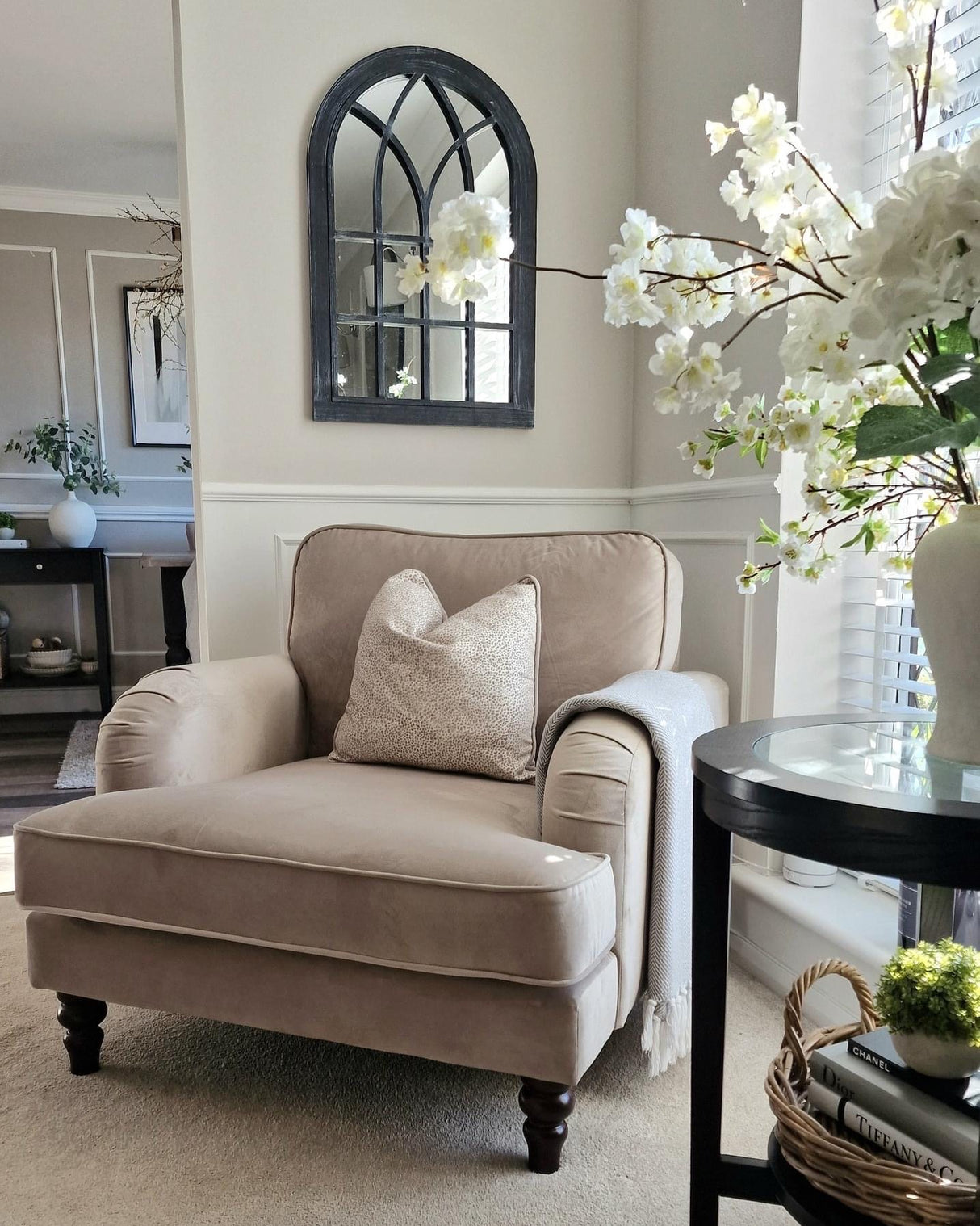 Rupert 3 and 2 Seat Sofa Bundle Deal in Plush Velvet Beige