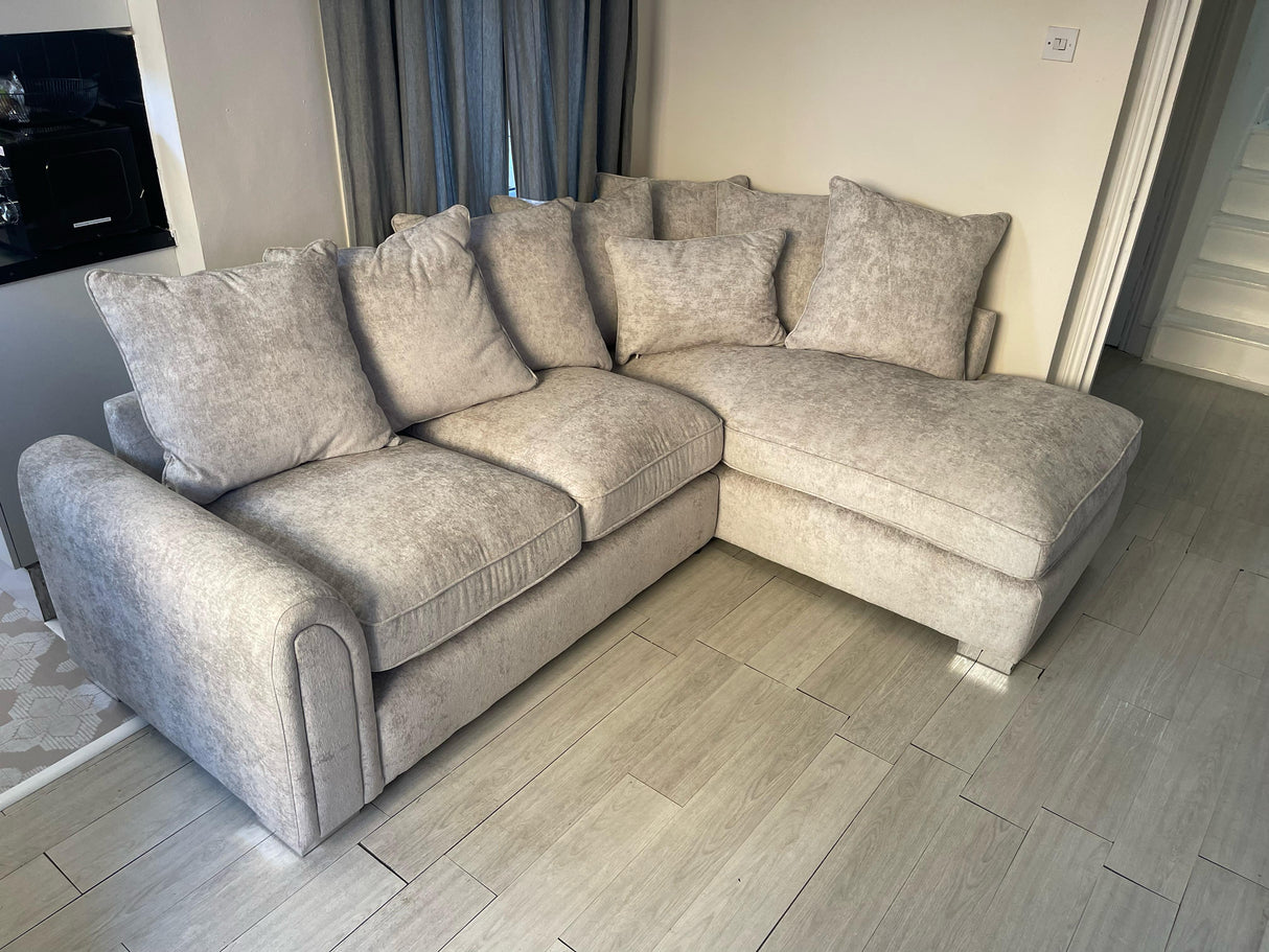 Bromley Scatter Back Corner Sofa (Available in Alaska Silver only)