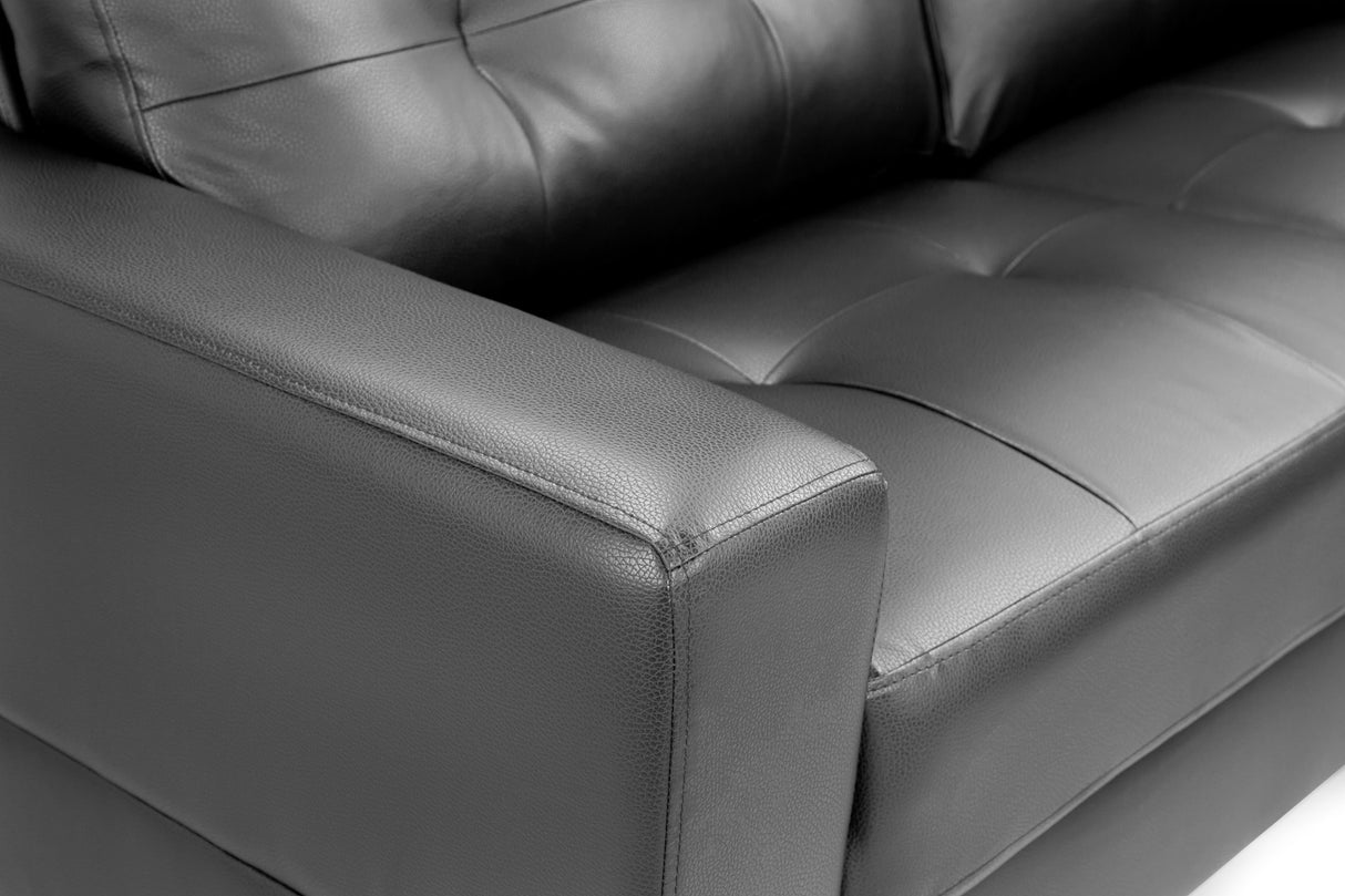 Alba Sofa (Available in PU Leather Black, PU Leather Brown, PU Leather Grey or Linen Grey)