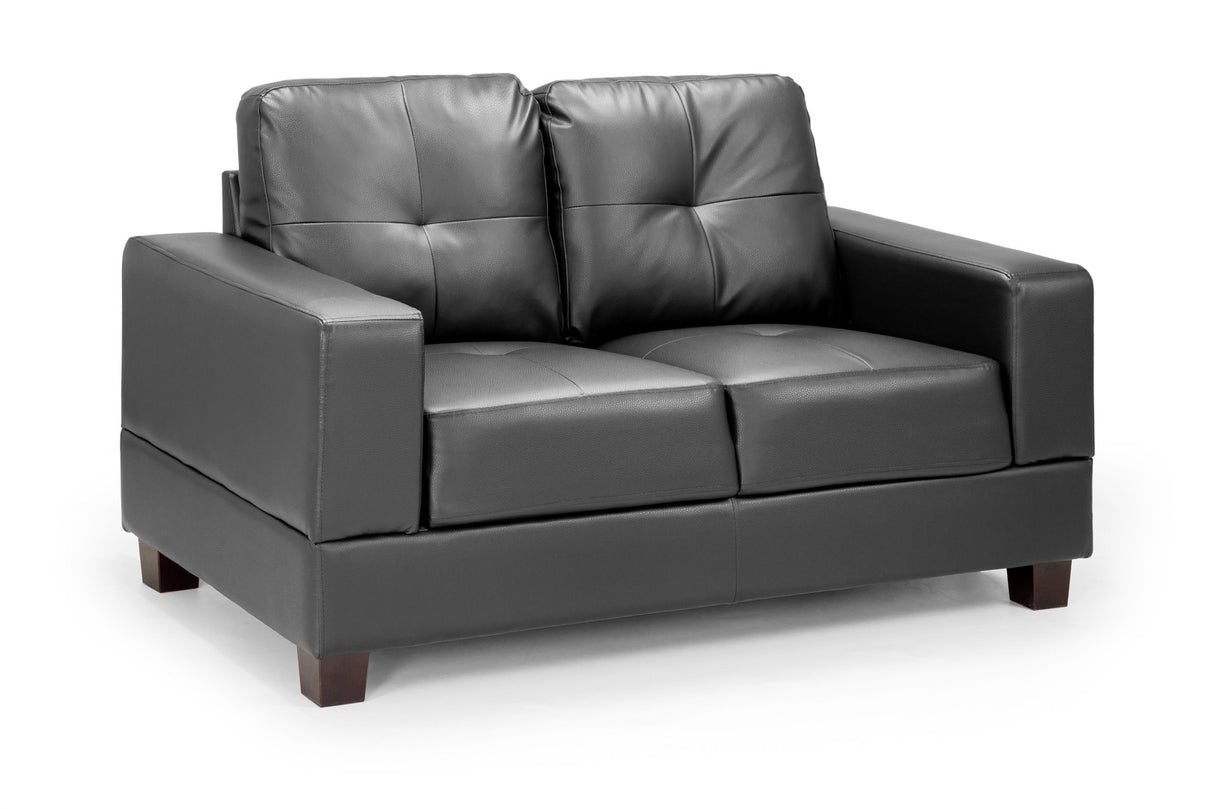 Alba Sofa (Available in PU Leather Black, PU Leather Brown, PU Leather Grey or Linen Grey)