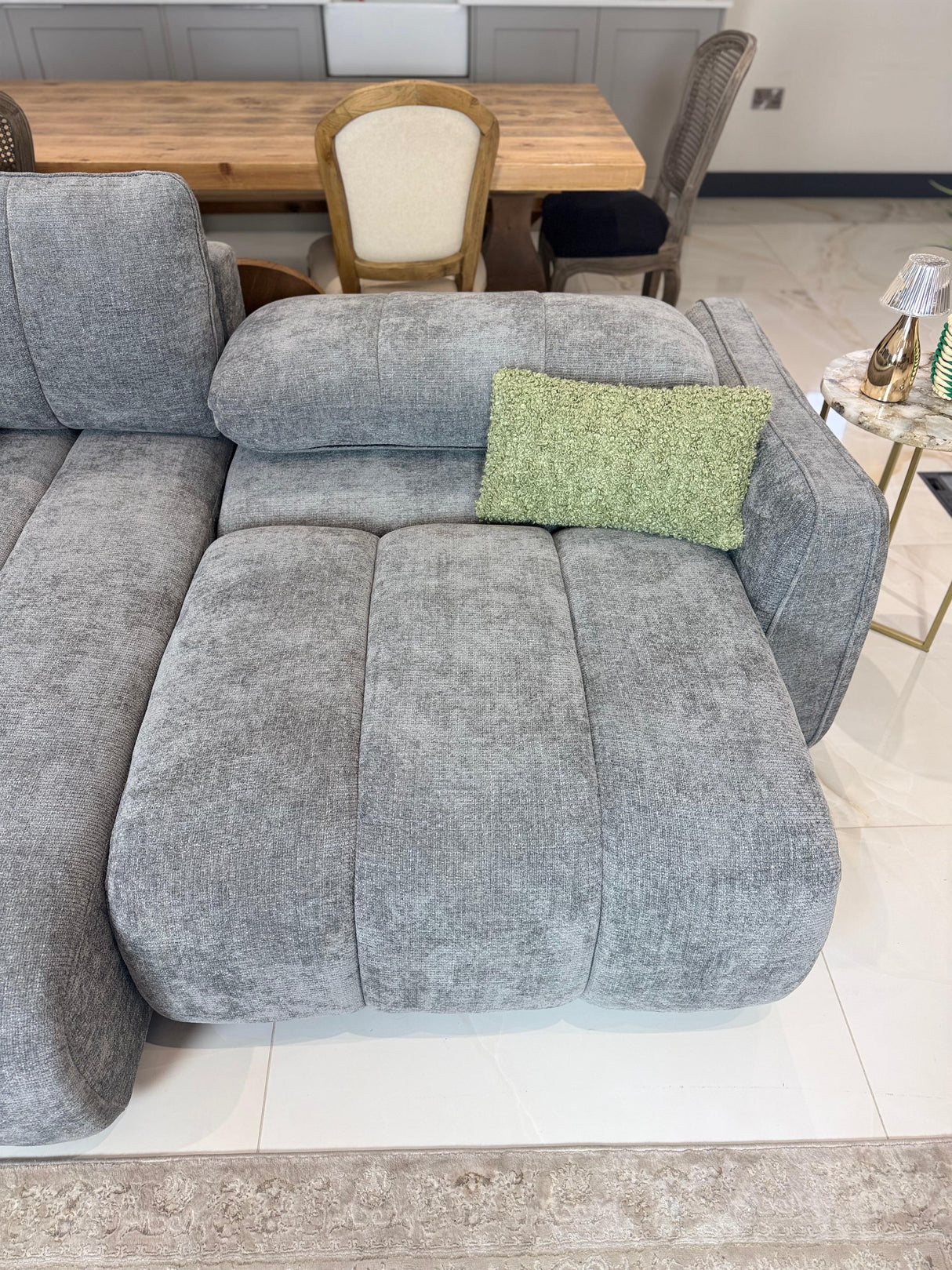 Trevi Corner Storage Sofa Bed (Available in Grey or Beige)