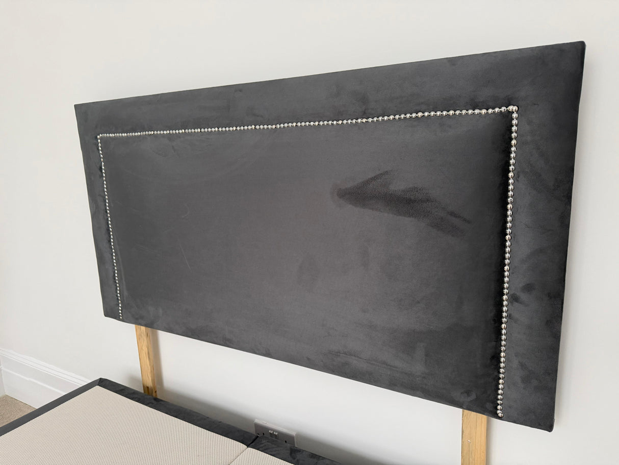 Charlie Studded 24 Inch Headboard