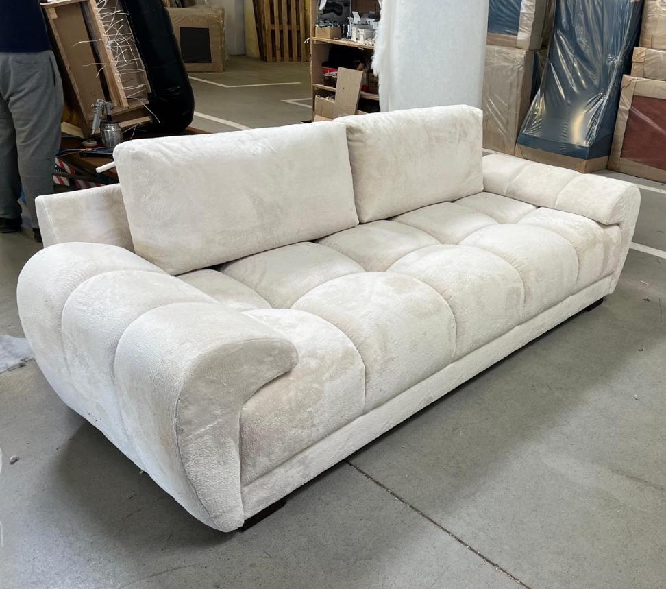 Stella 3 Seat Sofa (Available in Velvet Grey, Velvet Cream, or Velvet Mocha)