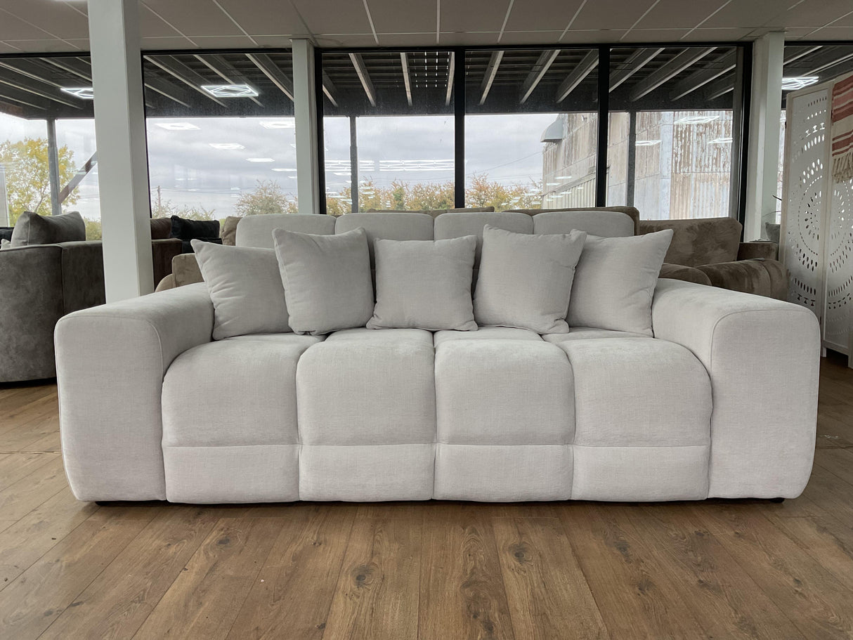 Dubai 3 Seat Sofa (Available in Aston Linen Charcoal or Natural)