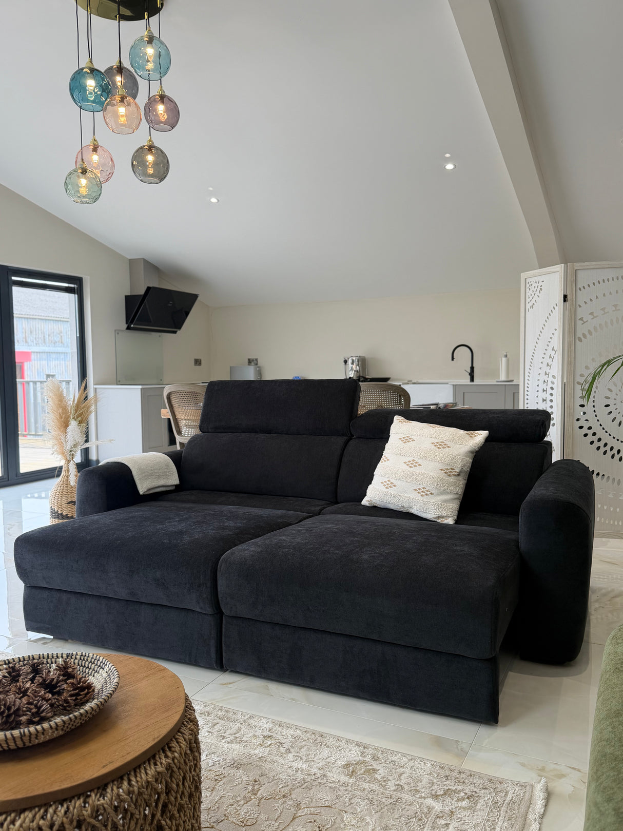 Henley 3 Seat Electric Cinema Sofa (Available in Black, Green, Beige or Grey)