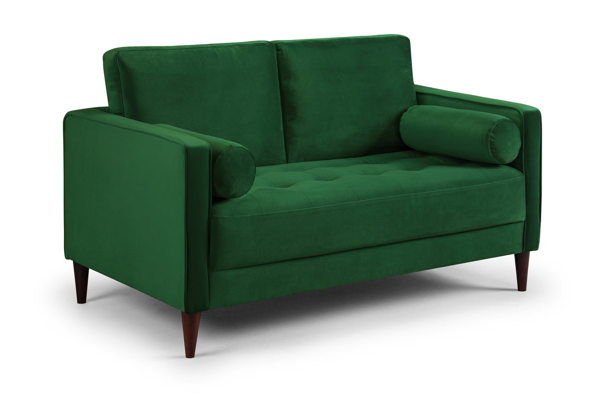 Brooklyn 2 Seat Sofa (available in Plush Velvet Silver, Green, Blue or Beige)