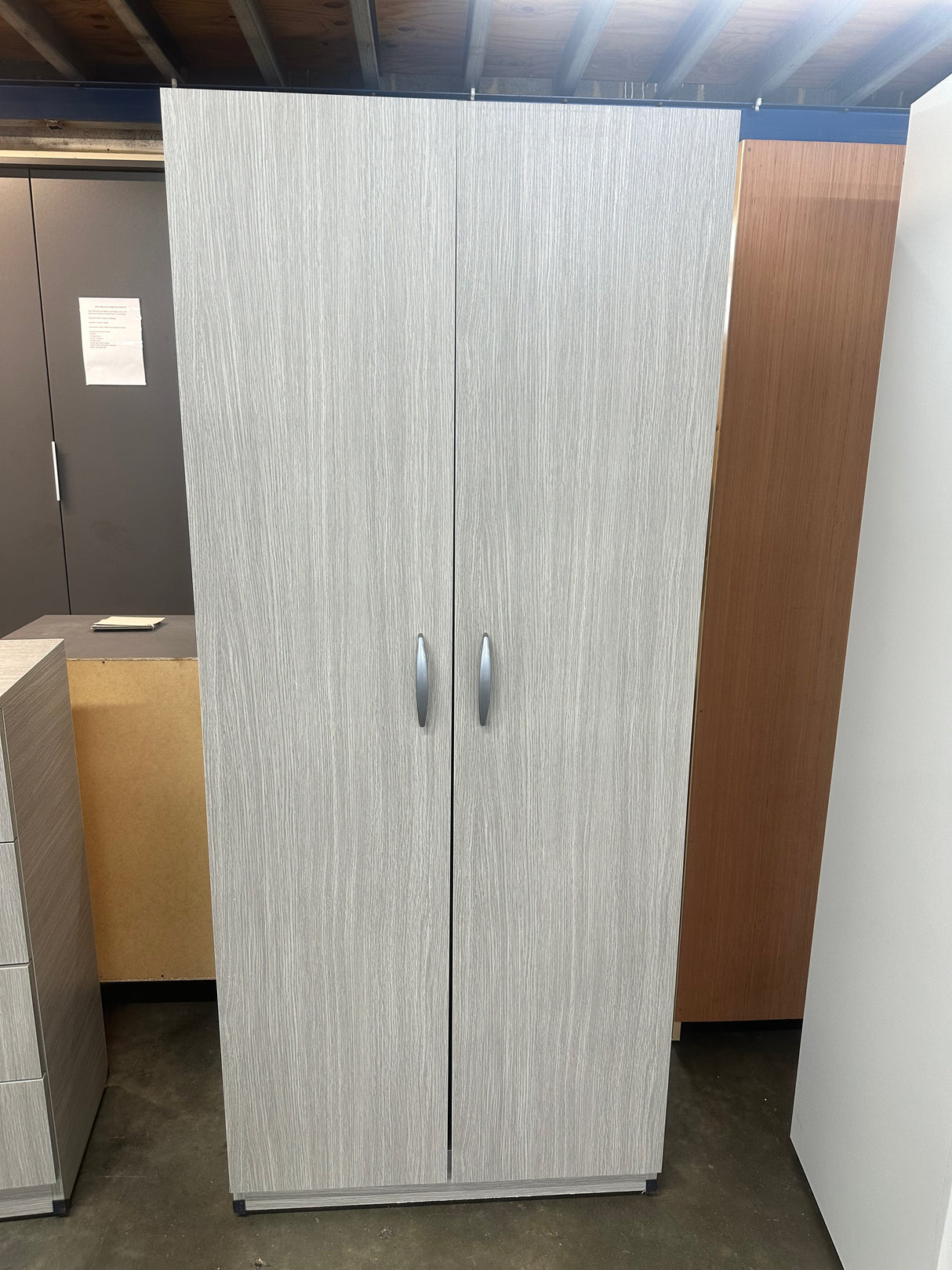 Economy Bedroom Set (Available in Light Grey, White, Oak or Dark Grey)