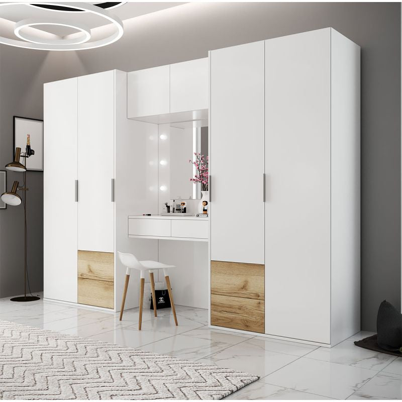 300cm Michigan Combo Wardrobe with Drawers & Dresser