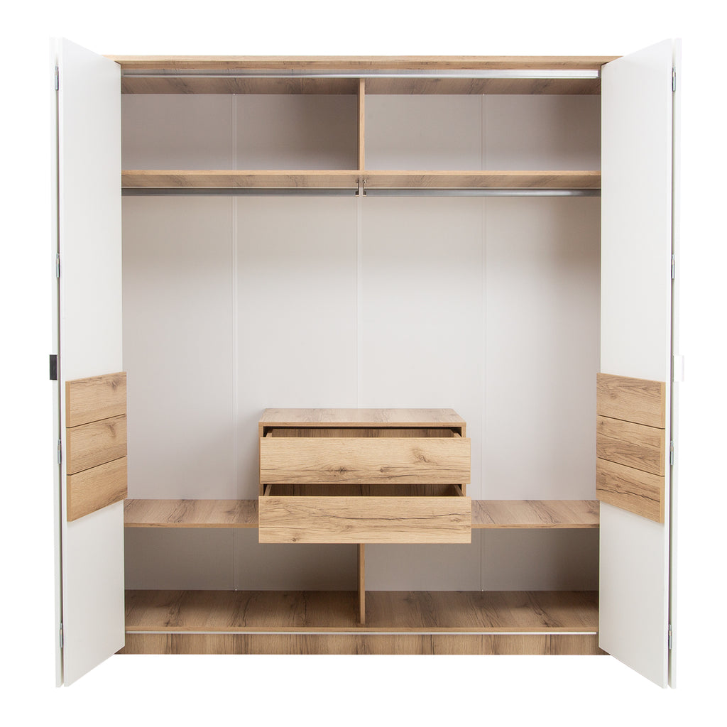 208cm Texas Bi-Fold Door Wardrobe