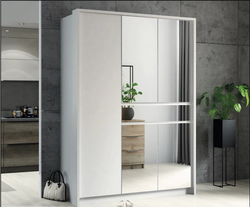 157cm Gemini Wardrobe (available in white, graphite or platinum)