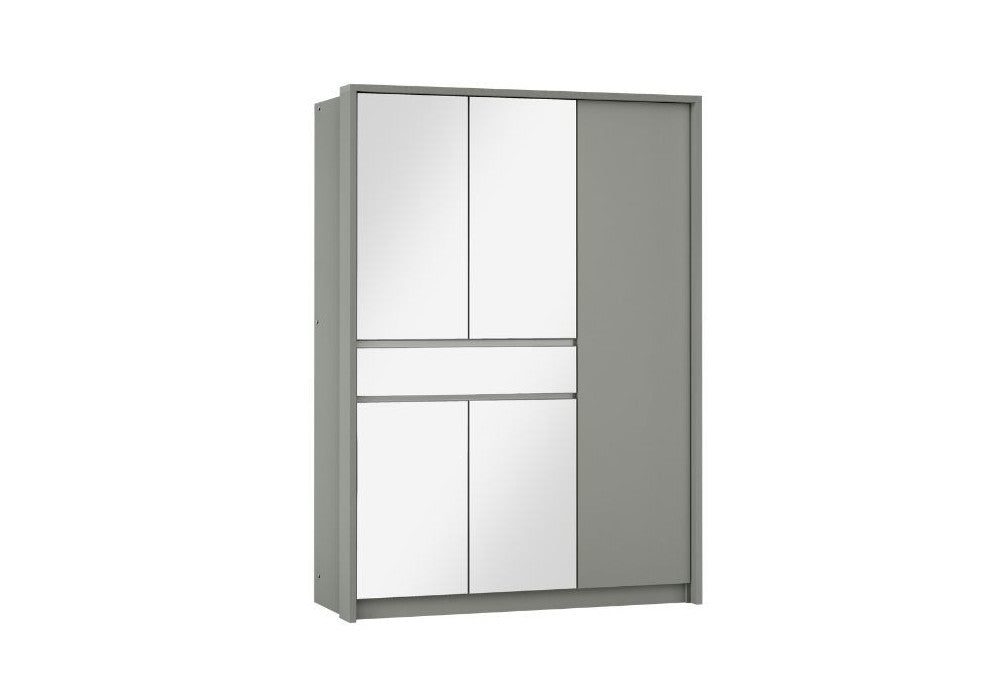 157cm Gemini Wardrobe (available in white, graphite or platinum)