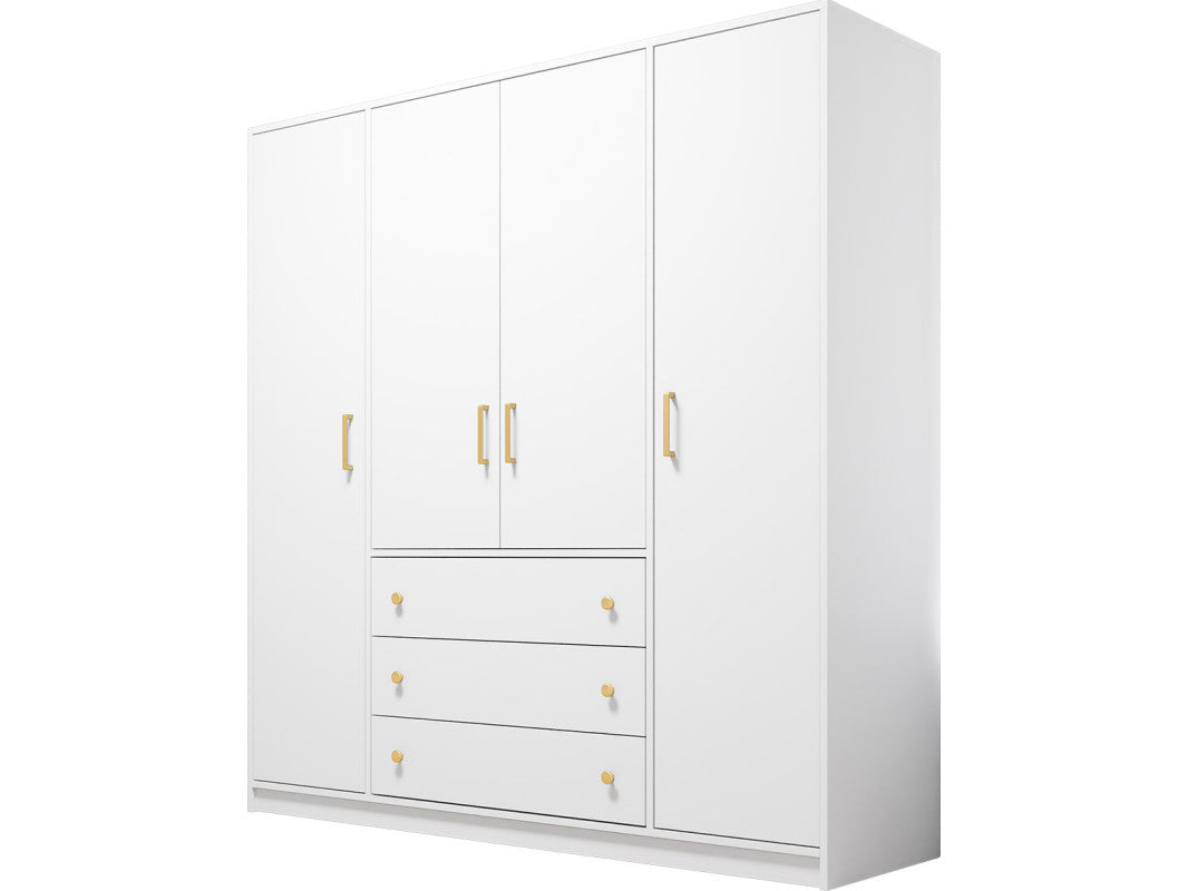 196cm Maine Wardrobe (Available in Black or White)