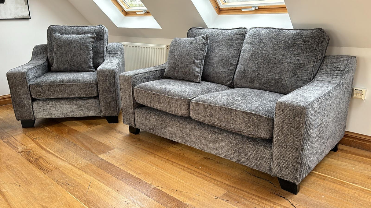 Meadow 3 and 2 Seat Sofa Bundle Deal (available in Beige or Grey Chenille)