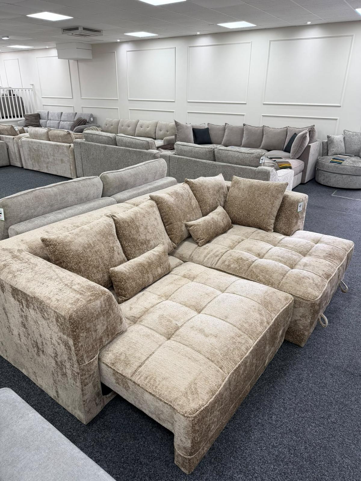 Kensington Corner Storage Electric Sofa Bed
