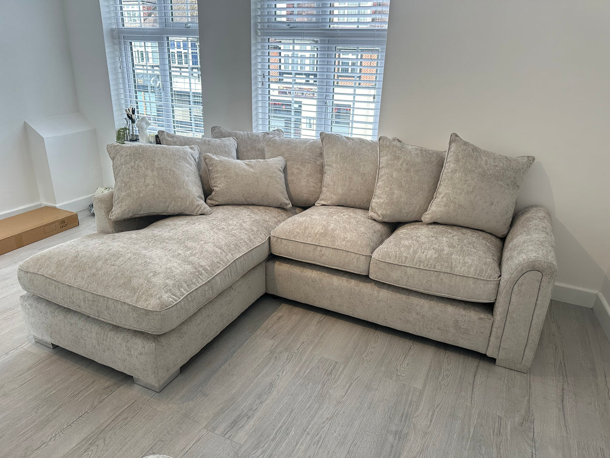 Bromley Scatter Back Corner Sofa (Available in Alaska Silver only)
