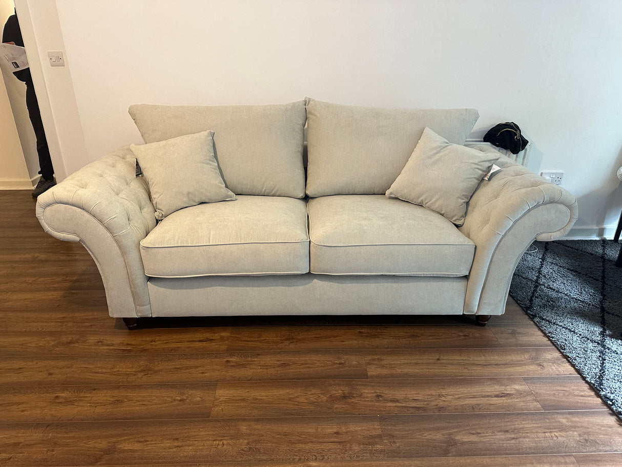Cheshire 3 and 2 Seat Sofa Bundle Deal (Available in Linen Stone or Linen Slate)