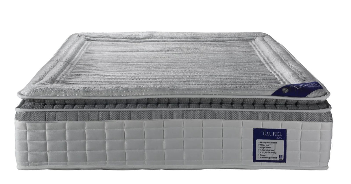 Laurel 3000 Pocket Sprung with Memory Gel Pillow Top