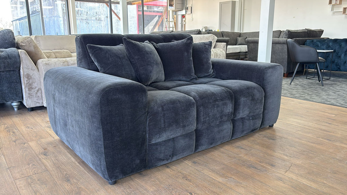 Dubai 2 Seat Sofa (Available in Aston Linen Charcoal or Natural)