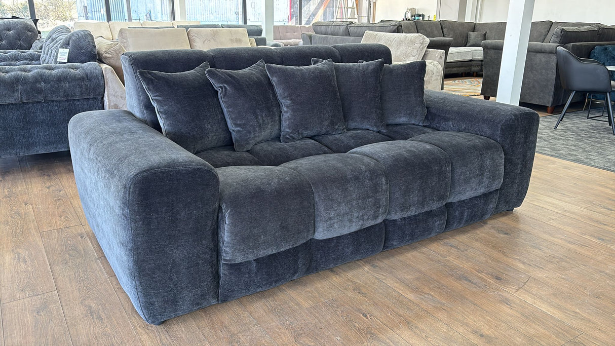 Dubai 3 Seat Sofa (Available in Aston Linen Charcoal or Natural)