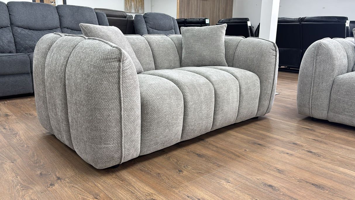 Veneto 2 Seat Sofa (Available in Chenille Olive, Beige, Grey or Brown)