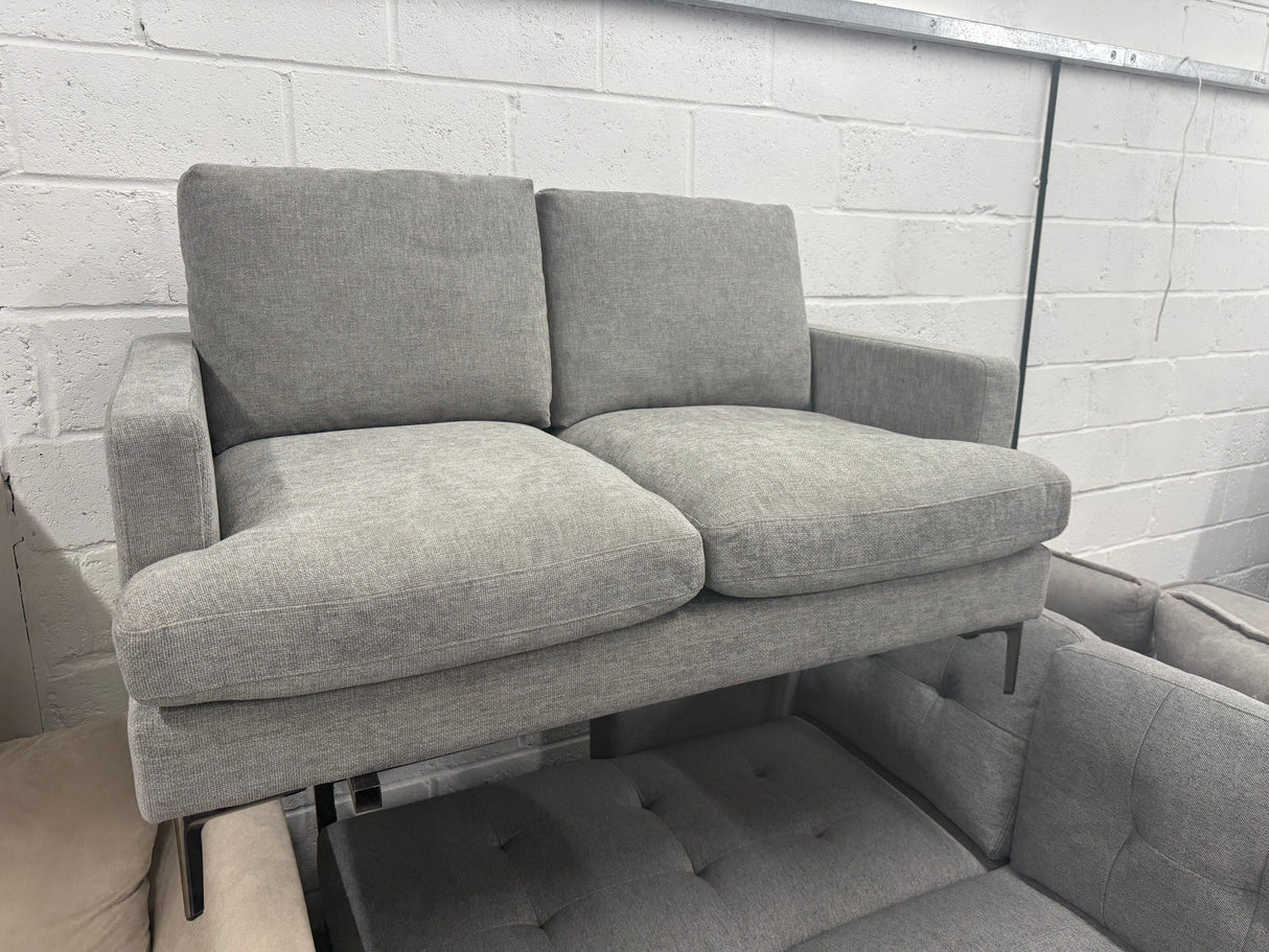 Bobby 2 Seat Sofa (Available in Linen Beige or Grey)