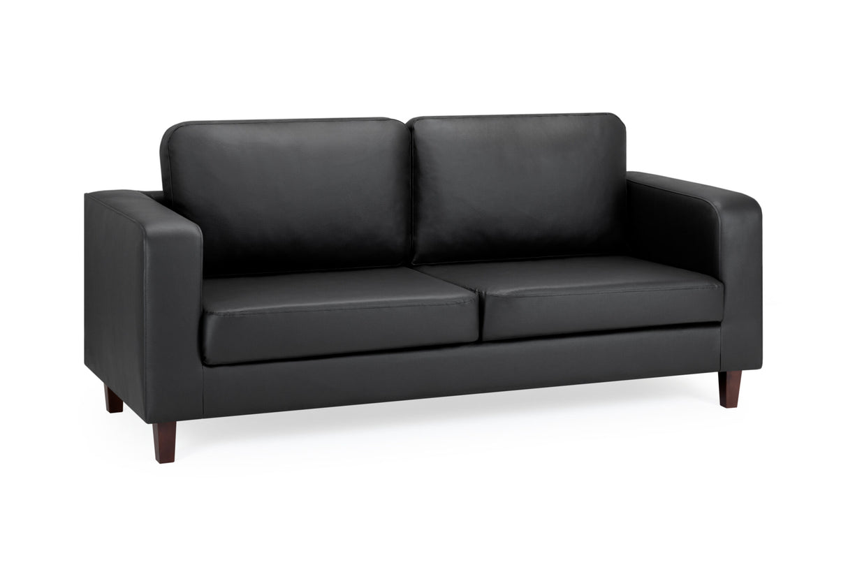 Economy 3 Seat Sofa (Available in PU Black or PU Brown)