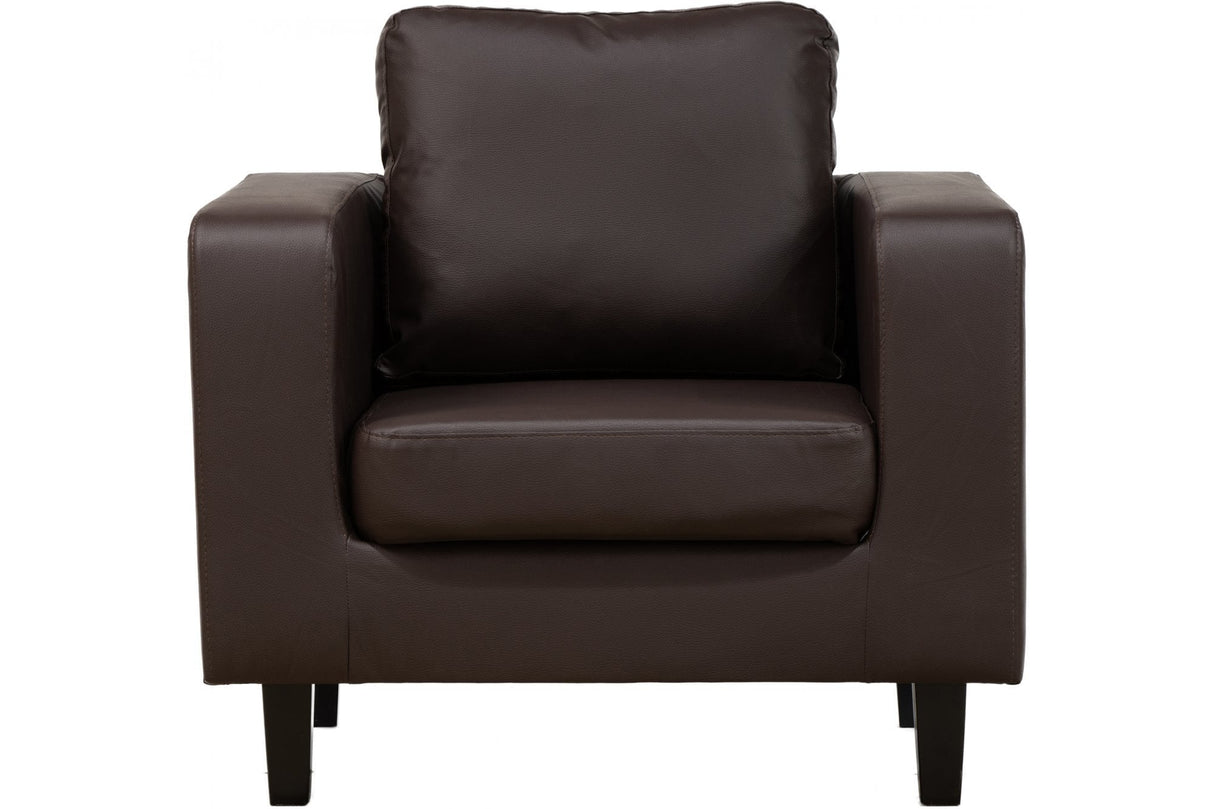 Economy Armchair Sofa (Available in PU Black or PU Brown)