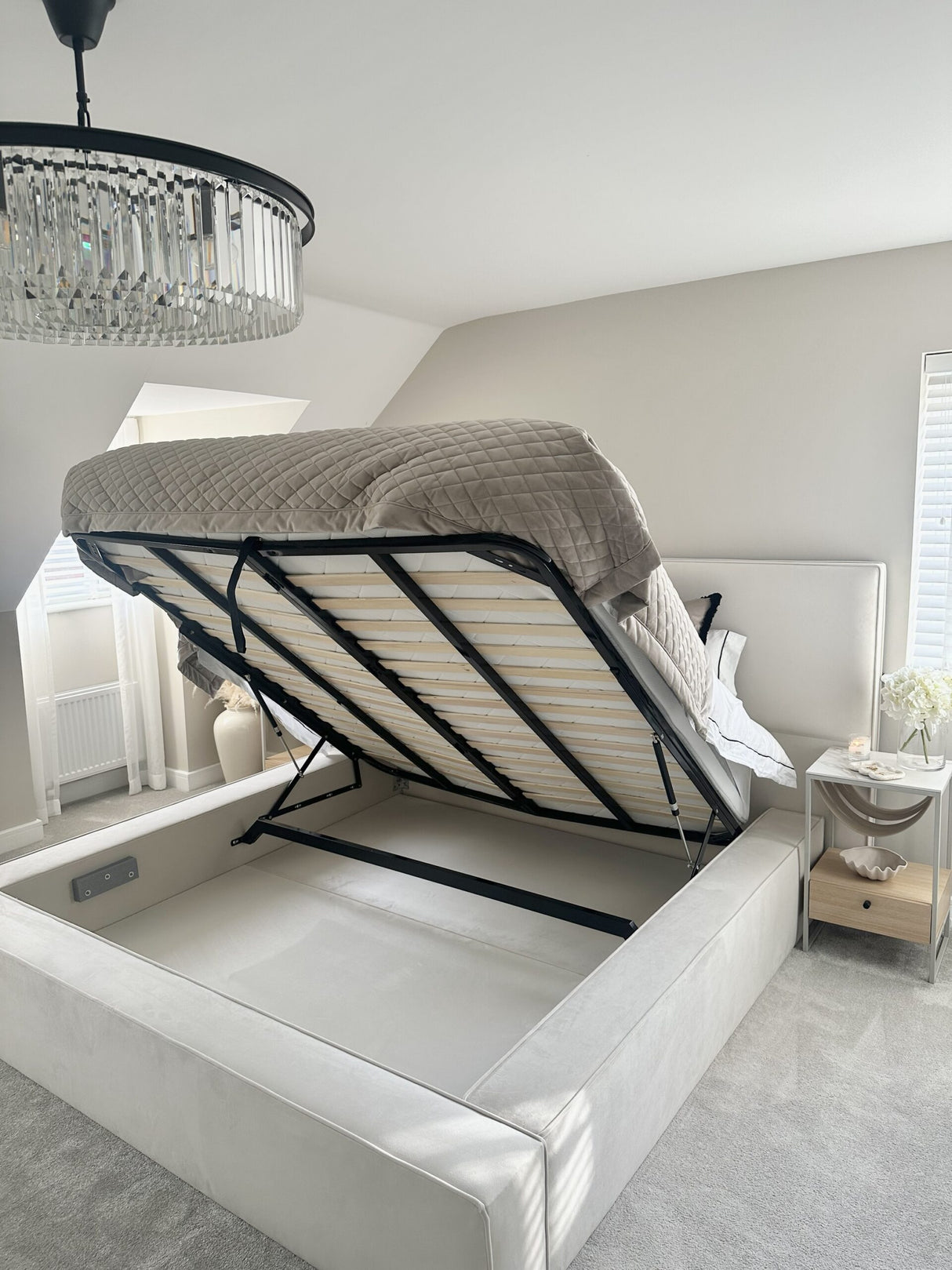 Sienna Bed Frame With End Lift Storage