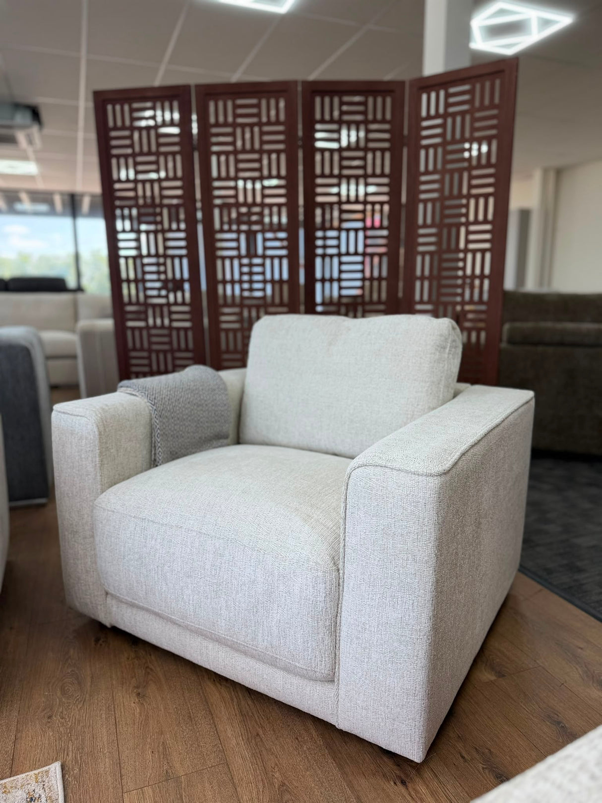 Nancy Armchair Sofa (Available in Cream or Grey)