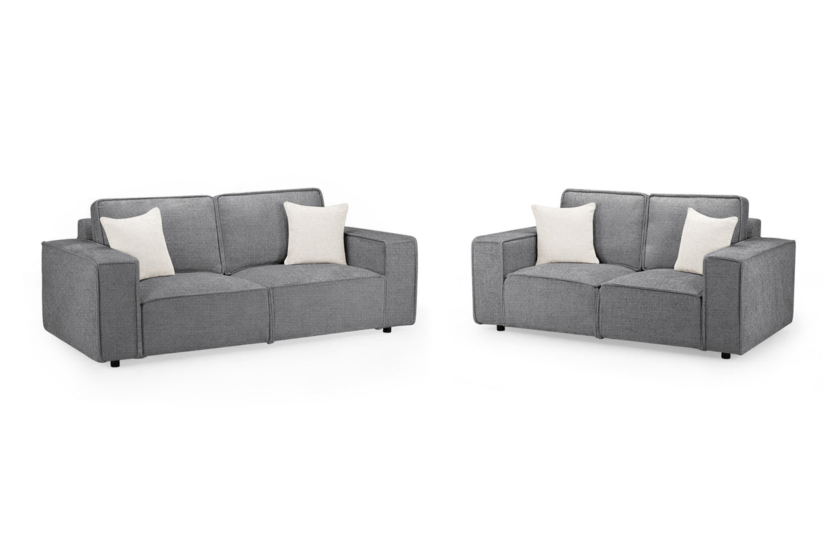 Victoria 3 and 2 Seat Sofa Bundle Deal (Available in Enzo Beige or Grey)