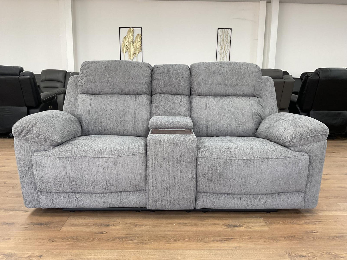 Gemma Electric Recliner 2 Seat Sofa (Available in Beige or Grey)