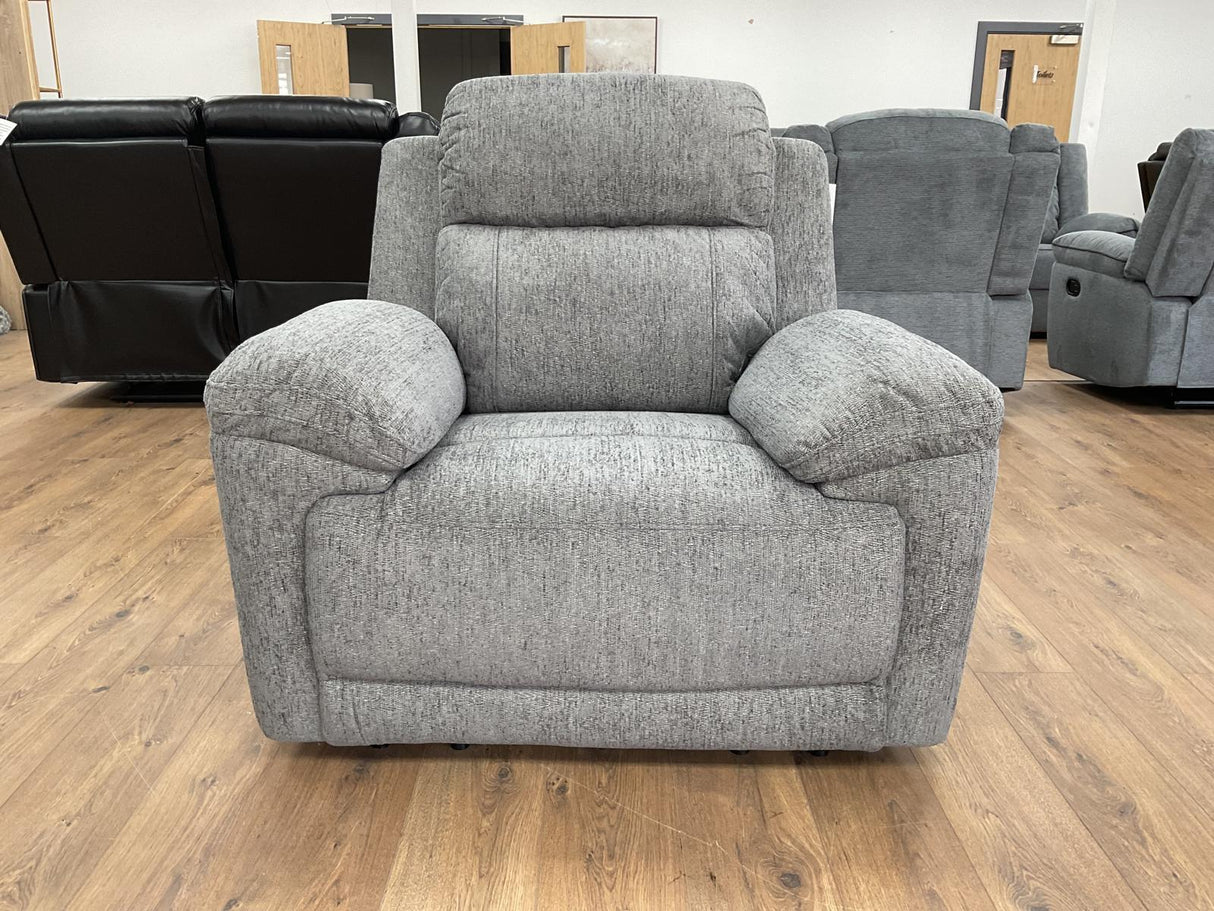 Gemma Electric Recliner Armchair Sofa (Available in Beige or Grey)