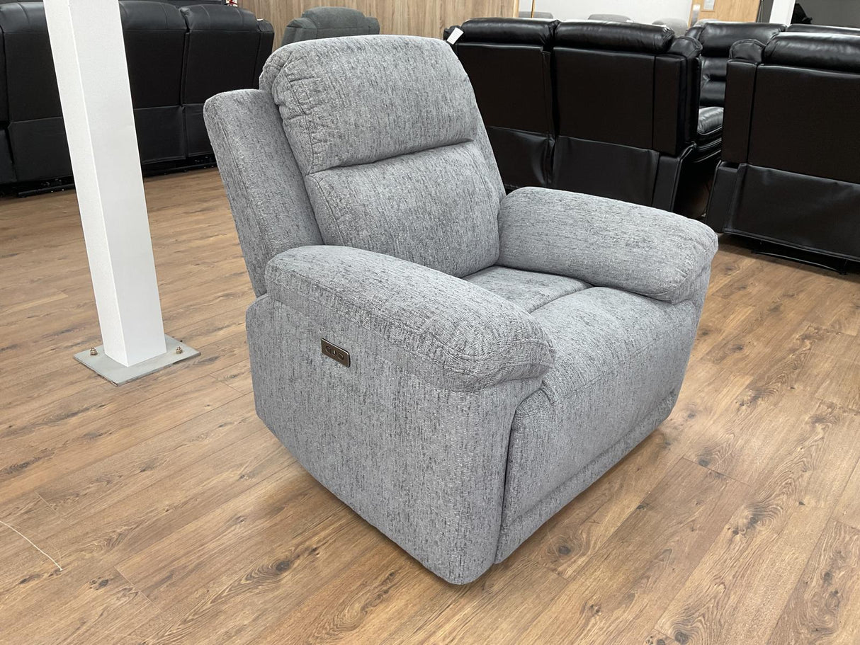 Gemma Electric Recliner Armchair Sofa (Available in Beige or Grey)