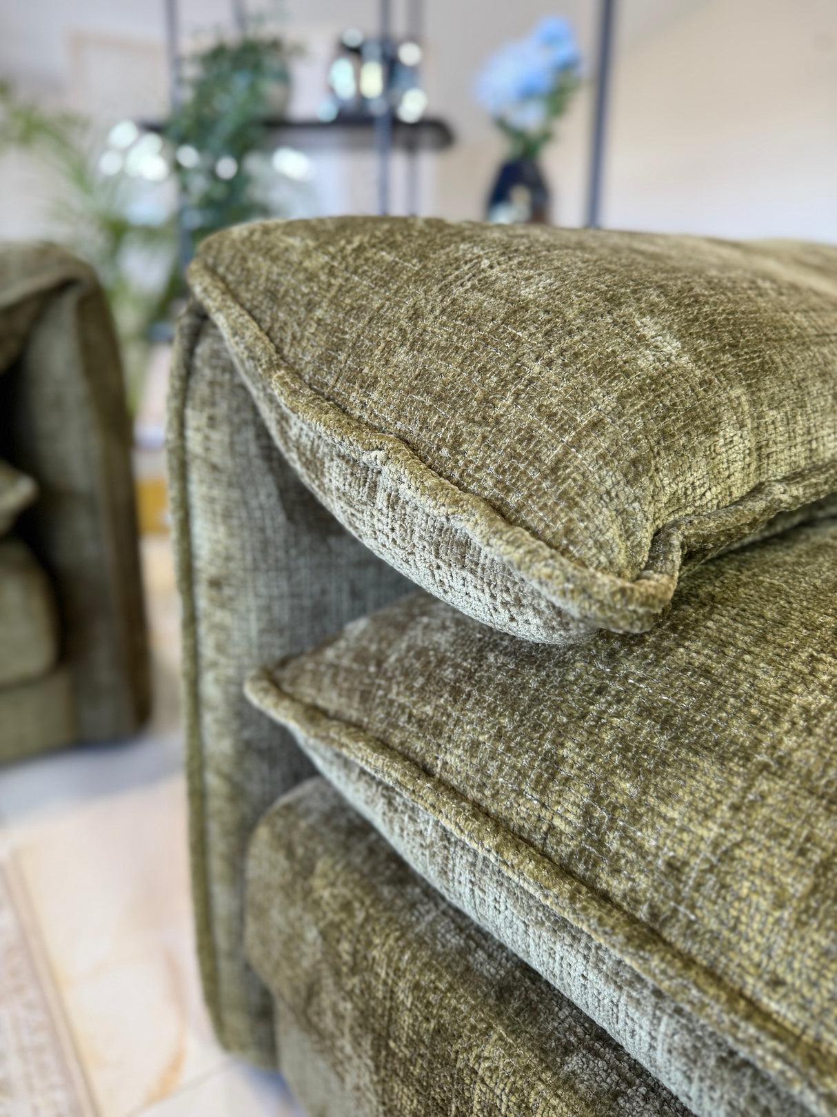 Samantha 3 and 2 Seat Sofa Bundle Deal (Available in Beige, Grey, Black or Green)