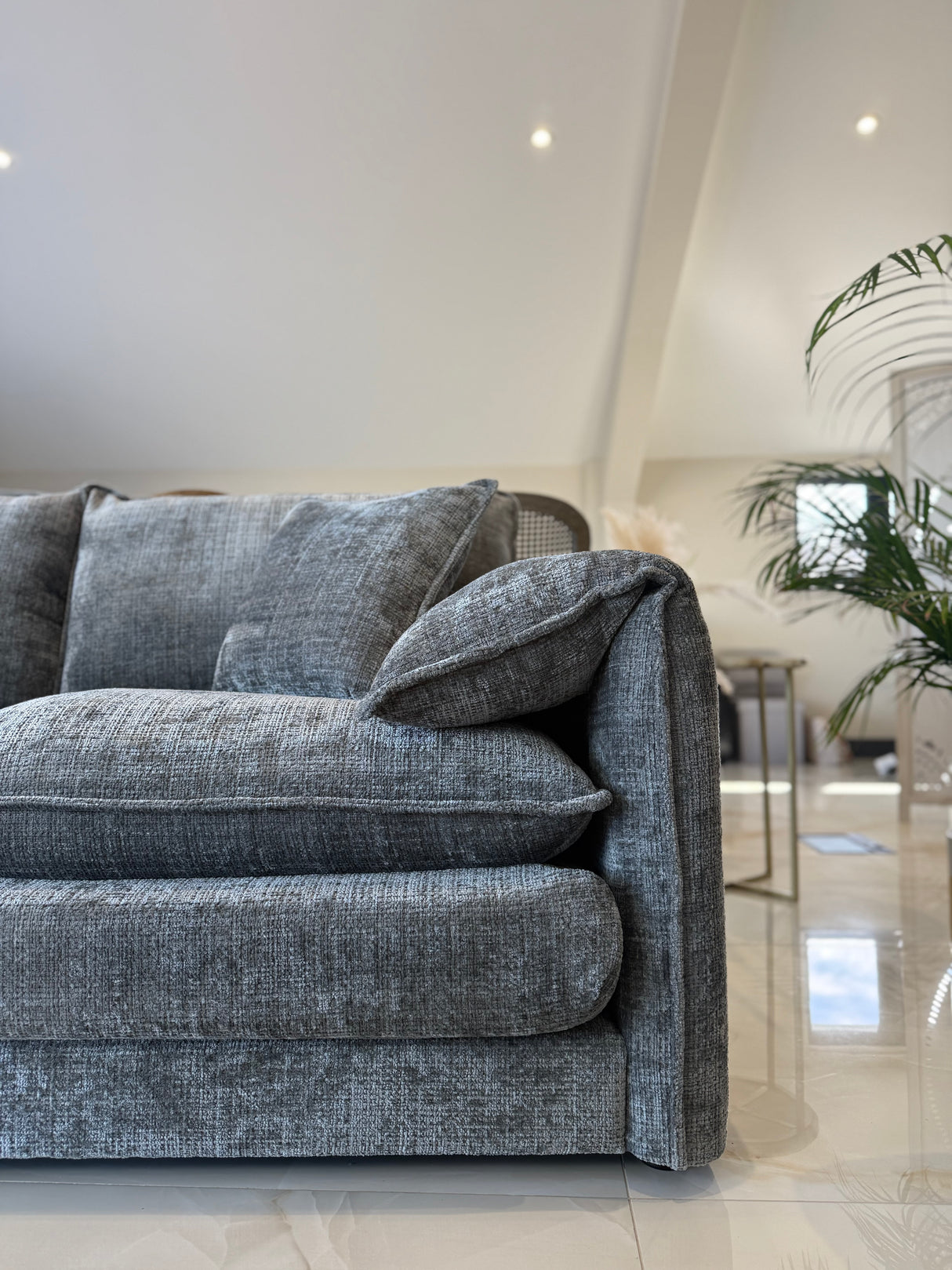 Samantha 3 and 2 Seat Sofa Bundle Deal (Available in Beige, Grey, Black or Green)