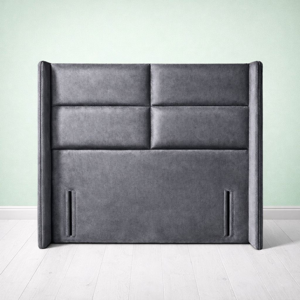 Squared Winged Floor Standing Headboard