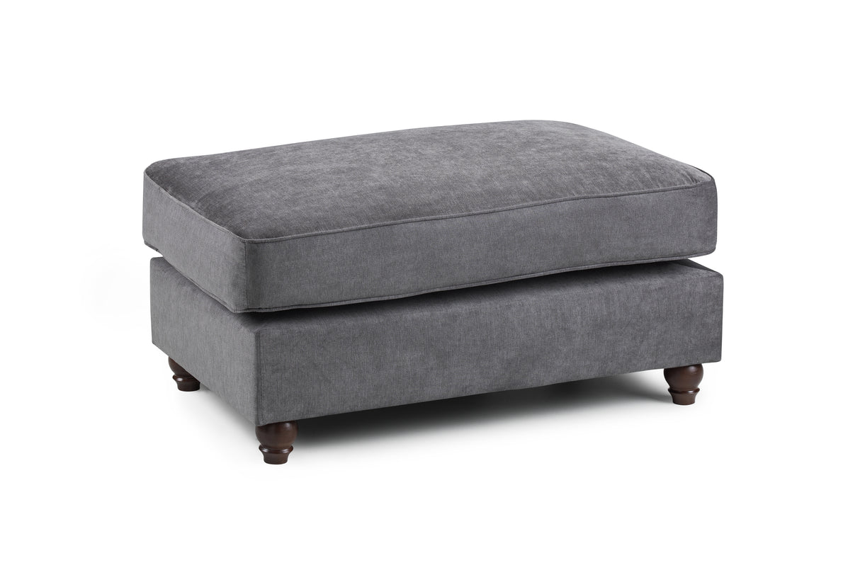 Cheshire Footstool (Available in Linen Stone or Linen Slate)