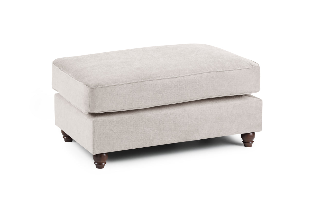 Cheshire Footstool (Available in Linen Stone or Linen Slate)