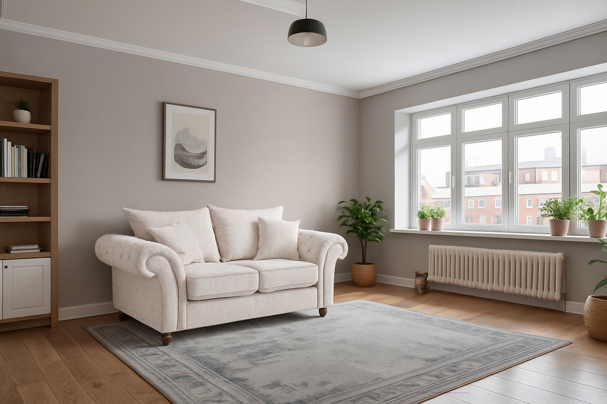 Cheshire 2 Seat Sofa (Available in Linen Stone or Linen Slate)