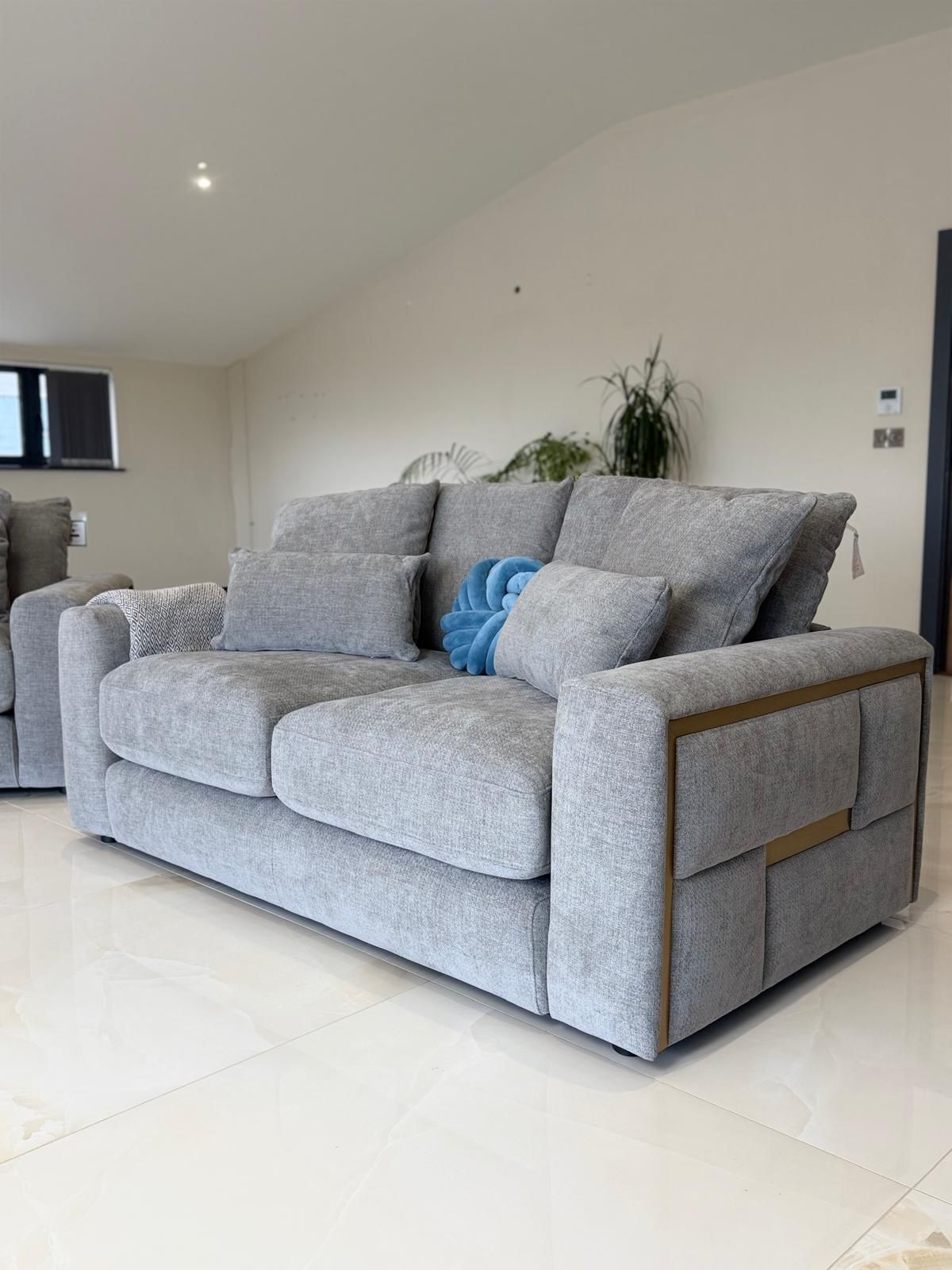 Pluto 3 and 2 Seat Sofa Bundle Deal (Available in Beige or Grey)